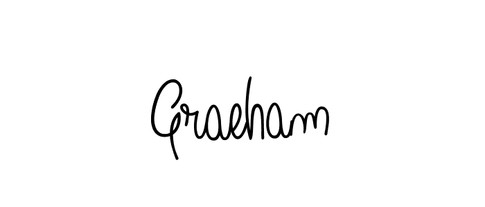 How to make Graeham name signature. Use Angelique-Rose-font-FFP style for creating short signs online. This is the latest handwritten sign. Graeham signature style 5 images and pictures png