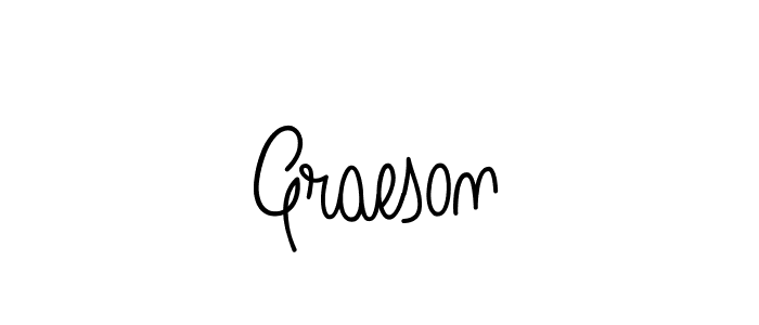 Graeson stylish signature style. Best Handwritten Sign (Angelique-Rose-font-FFP) for my name. Handwritten Signature Collection Ideas for my name Graeson. Graeson signature style 5 images and pictures png