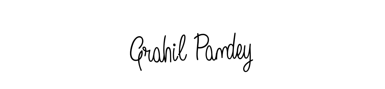 Create a beautiful signature design for name Grahil Pandey. With this signature (Angelique-Rose-font-FFP) fonts, you can make a handwritten signature for free. Grahil Pandey signature style 5 images and pictures png