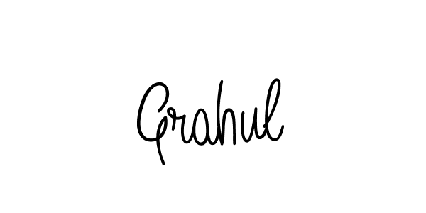 How to Draw Grahul signature style? Angelique-Rose-font-FFP is a latest design signature styles for name Grahul. Grahul signature style 5 images and pictures png