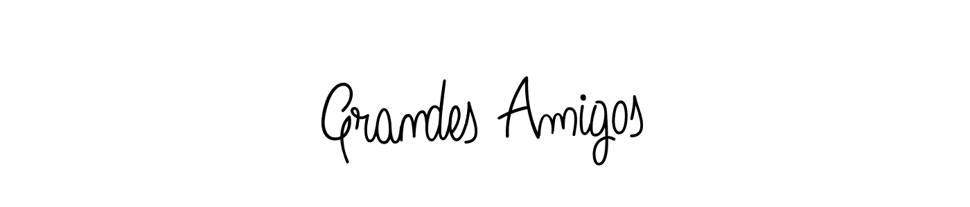 Also we have Grandes Amigos name is the best signature style. Create professional handwritten signature collection using Angelique-Rose-font-FFP autograph style. Grandes Amigos signature style 5 images and pictures png