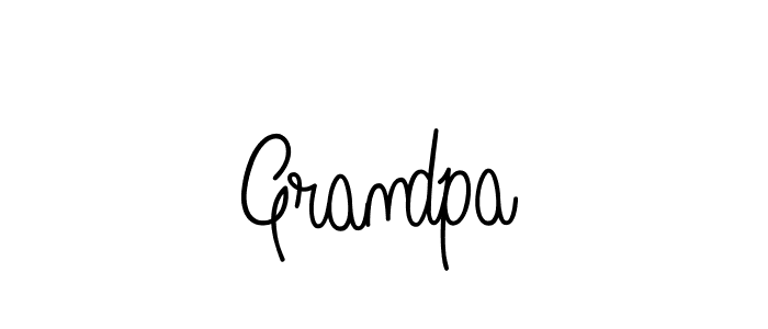 Grandpa stylish signature style. Best Handwritten Sign (Angelique-Rose-font-FFP) for my name. Handwritten Signature Collection Ideas for my name Grandpa. Grandpa signature style 5 images and pictures png