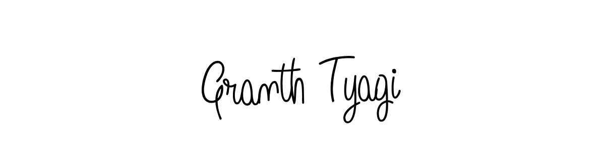 How to make Granth Tyagi signature? Angelique-Rose-font-FFP is a professional autograph style. Create handwritten signature for Granth Tyagi name. Granth Tyagi signature style 5 images and pictures png