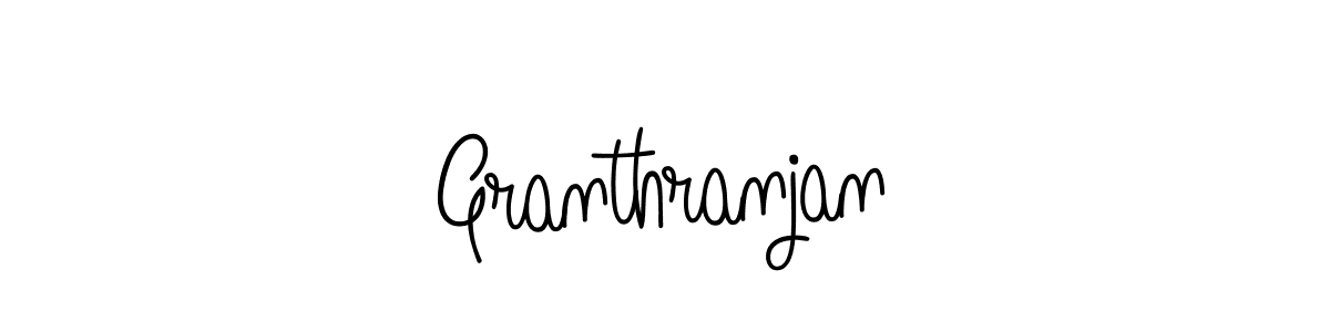 Granthranjan stylish signature style. Best Handwritten Sign (Angelique-Rose-font-FFP) for my name. Handwritten Signature Collection Ideas for my name Granthranjan. Granthranjan signature style 5 images and pictures png