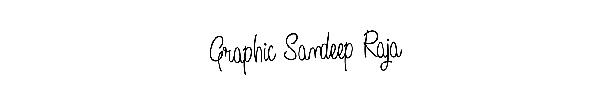 Make a beautiful signature design for name Graphic Sandeep Raja. With this signature (Angelique-Rose-font-FFP) style, you can create a handwritten signature for free. Graphic Sandeep Raja signature style 5 images and pictures png