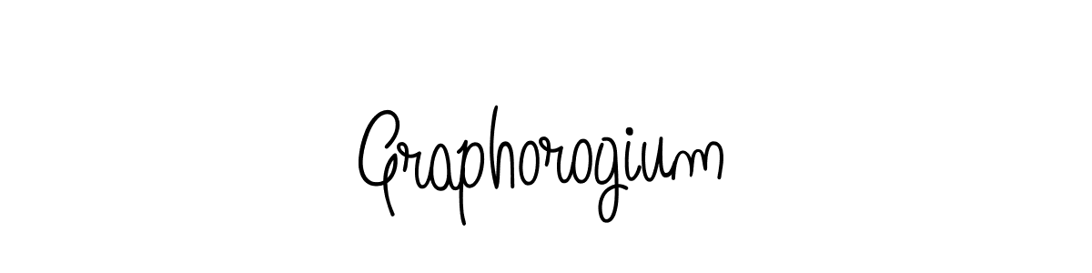 How to make Graphorogium name signature. Use Angelique-Rose-font-FFP style for creating short signs online. This is the latest handwritten sign. Graphorogium signature style 5 images and pictures png