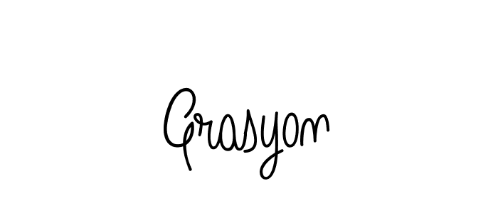This is the best signature style for the Grasyon name. Also you like these signature font (Angelique-Rose-font-FFP). Mix name signature. Grasyon signature style 5 images and pictures png