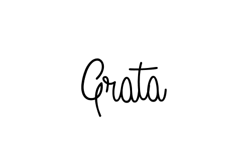 Make a beautiful signature design for name Grata. Use this online signature maker to create a handwritten signature for free. Grata signature style 5 images and pictures png