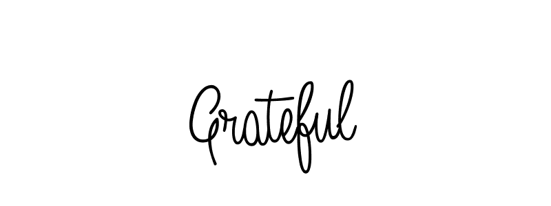 Grateful stylish signature style. Best Handwritten Sign (Angelique-Rose-font-FFP) for my name. Handwritten Signature Collection Ideas for my name Grateful. Grateful signature style 5 images and pictures png