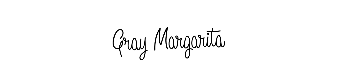 How to make Gray Margarita signature? Angelique-Rose-font-FFP is a professional autograph style. Create handwritten signature for Gray Margarita name. Gray Margarita signature style 5 images and pictures png