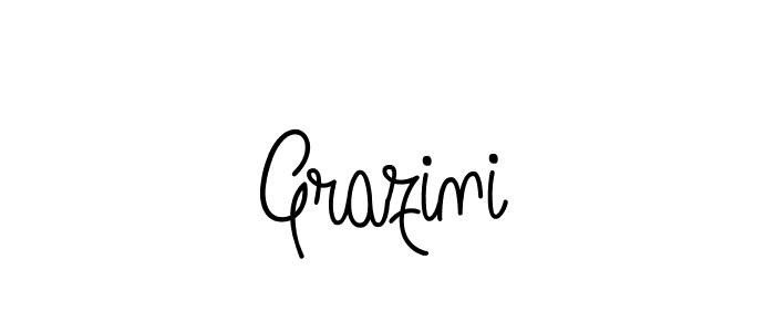 Create a beautiful signature design for name Grazini. With this signature (Angelique-Rose-font-FFP) fonts, you can make a handwritten signature for free. Grazini signature style 5 images and pictures png