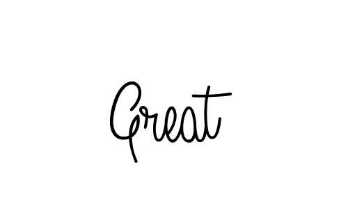 Use a signature maker to create a handwritten signature online. With this signature software, you can design (Angelique-Rose-font-FFP) your own signature for name Great. Great signature style 5 images and pictures png