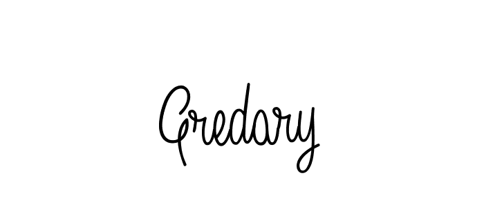Also we have Gredary name is the best signature style. Create professional handwritten signature collection using Angelique-Rose-font-FFP autograph style. Gredary signature style 5 images and pictures png