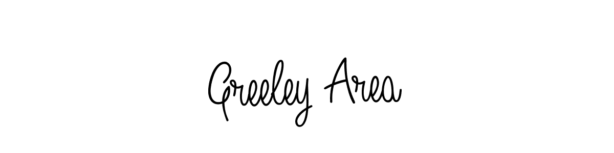 How to Draw Greeley Area signature style? Angelique-Rose-font-FFP is a latest design signature styles for name Greeley Area. Greeley Area signature style 5 images and pictures png