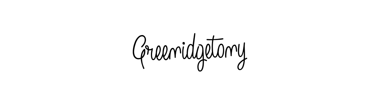 The best way (Angelique-Rose-font-FFP) to make a short signature is to pick only two or three words in your name. The name Greenidgetony include a total of six letters. For converting this name. Greenidgetony signature style 5 images and pictures png