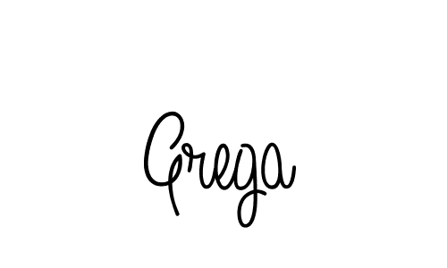 Also we have Grega name is the best signature style. Create professional handwritten signature collection using Angelique-Rose-font-FFP autograph style. Grega signature style 5 images and pictures png