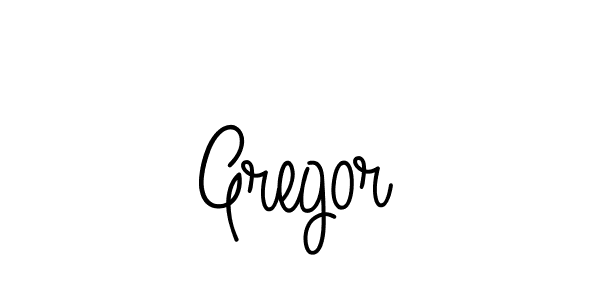 Design your own signature with our free online signature maker. With this signature software, you can create a handwritten (Angelique-Rose-font-FFP) signature for name Gregor. Gregor signature style 5 images and pictures png