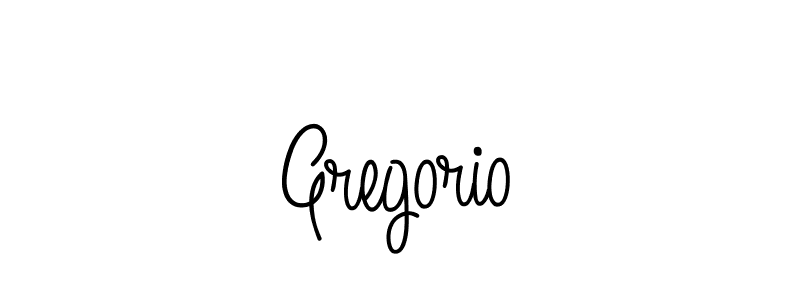 Create a beautiful signature design for name Gregorio. With this signature (Angelique-Rose-font-FFP) fonts, you can make a handwritten signature for free. Gregorio signature style 5 images and pictures png