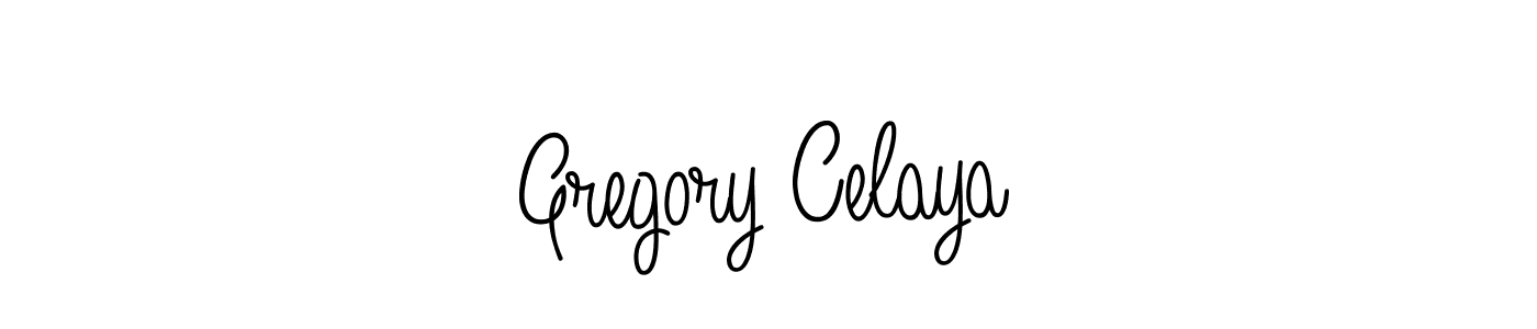 Design your own signature with our free online signature maker. With this signature software, you can create a handwritten (Angelique-Rose-font-FFP) signature for name Gregory Celaya. Gregory Celaya signature style 5 images and pictures png