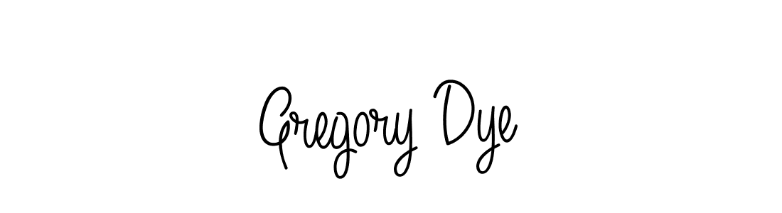 You should practise on your own different ways (Angelique-Rose-font-FFP) to write your name (Gregory Dye) in signature. don't let someone else do it for you. Gregory Dye signature style 5 images and pictures png