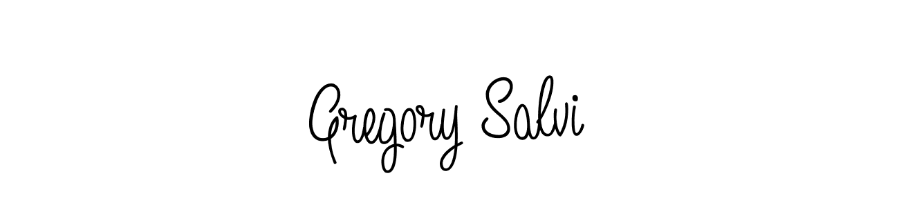 Best and Professional Signature Style for Gregory Salvi. Angelique-Rose-font-FFP Best Signature Style Collection. Gregory Salvi signature style 5 images and pictures png