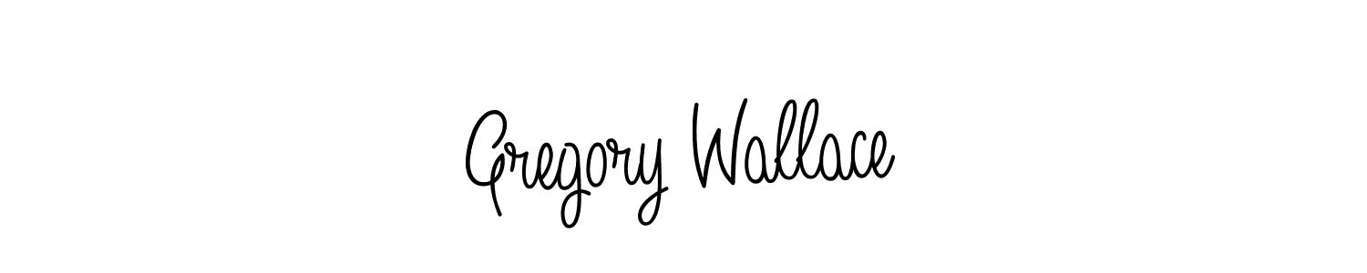 The best way (Angelique-Rose-font-FFP) to make a short signature is to pick only two or three words in your name. The name Gregory Wallace include a total of six letters. For converting this name. Gregory Wallace signature style 5 images and pictures png