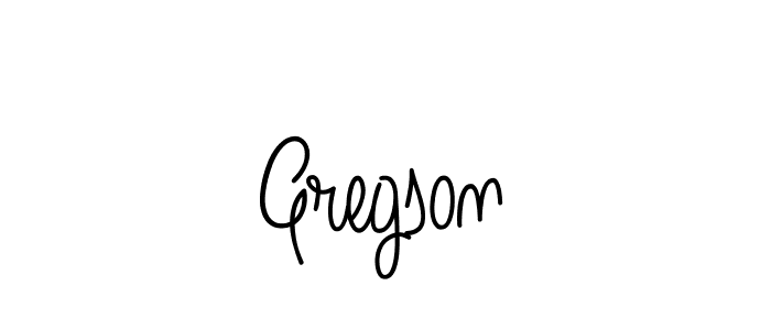 Gregson stylish signature style. Best Handwritten Sign (Angelique-Rose-font-FFP) for my name. Handwritten Signature Collection Ideas for my name Gregson. Gregson signature style 5 images and pictures png