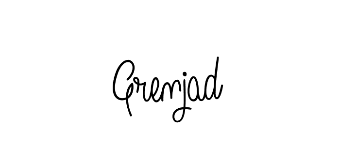 Once you've used our free online signature maker to create your best signature Angelique-Rose-font-FFP style, it's time to enjoy all of the benefits that Grenjad name signing documents. Grenjad signature style 5 images and pictures png