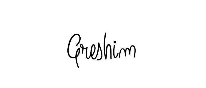 Similarly Angelique-Rose-font-FFP is the best handwritten signature design. Signature creator online .You can use it as an online autograph creator for name Greshim. Greshim signature style 5 images and pictures png