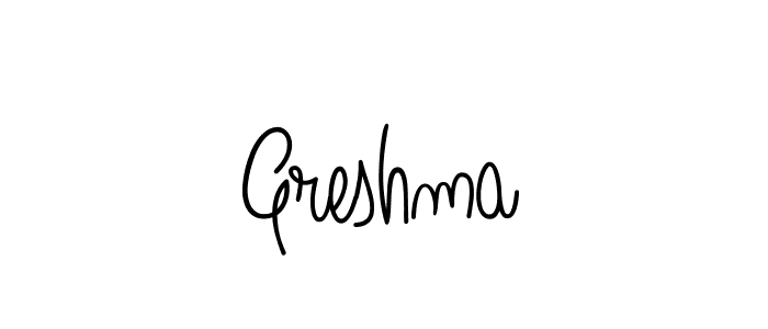 Best and Professional Signature Style for Greshma. Angelique-Rose-font-FFP Best Signature Style Collection. Greshma signature style 5 images and pictures png