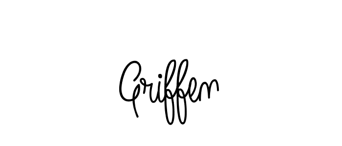 Use a signature maker to create a handwritten signature online. With this signature software, you can design (Angelique-Rose-font-FFP) your own signature for name Griffen. Griffen signature style 5 images and pictures png