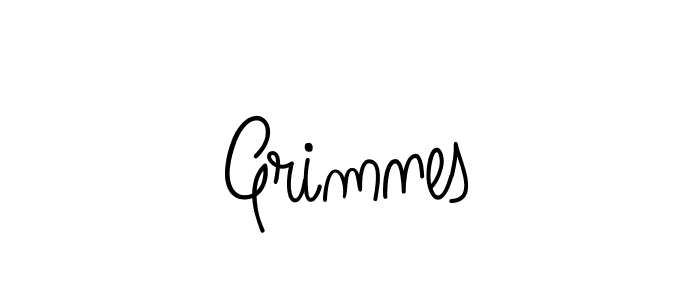 Create a beautiful signature design for name Grimnes. With this signature (Angelique-Rose-font-FFP) fonts, you can make a handwritten signature for free. Grimnes signature style 5 images and pictures png
