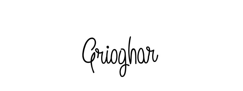 How to Draw Grioghar signature style? Angelique-Rose-font-FFP is a latest design signature styles for name Grioghar. Grioghar signature style 5 images and pictures png