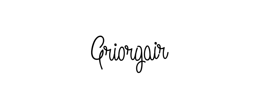 You should practise on your own different ways (Angelique-Rose-font-FFP) to write your name (Griorgair) in signature. don't let someone else do it for you. Griorgair signature style 5 images and pictures png