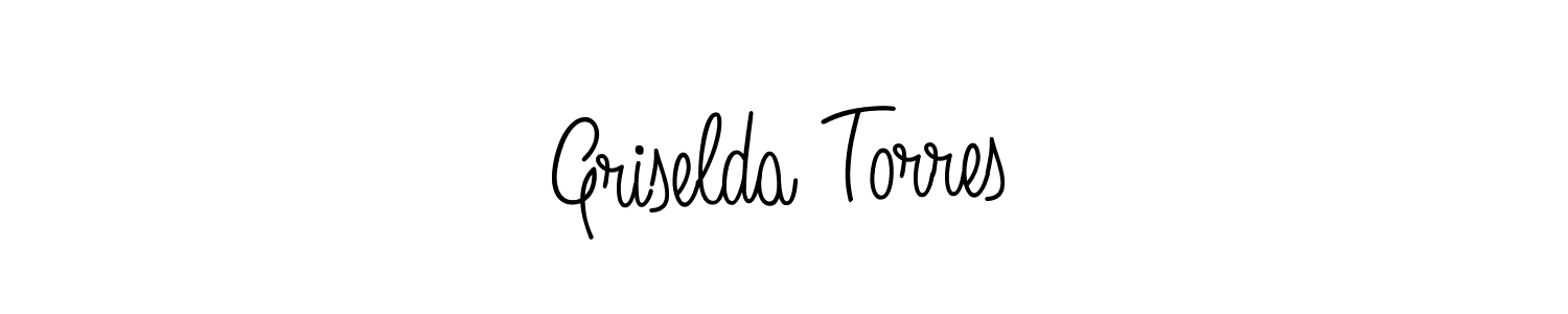 The best way (Angelique-Rose-font-FFP) to make a short signature is to pick only two or three words in your name. The name Griselda Torres include a total of six letters. For converting this name. Griselda Torres signature style 5 images and pictures png