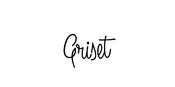 Make a beautiful signature design for name Griset. With this signature (Angelique-Rose-font-FFP) style, you can create a handwritten signature for free. Griset signature style 5 images and pictures png