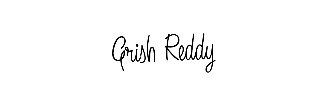 Check out images of Autograph of Grish Reddy name. Actor Grish Reddy Signature Style. Angelique-Rose-font-FFP is a professional sign style online. Grish Reddy signature style 5 images and pictures png