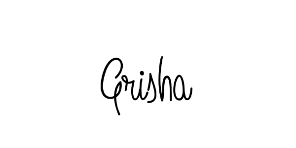 Best and Professional Signature Style for Grisha. Angelique-Rose-font-FFP Best Signature Style Collection. Grisha signature style 5 images and pictures png