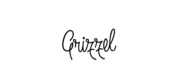 Grizzel stylish signature style. Best Handwritten Sign (Angelique-Rose-font-FFP) for my name. Handwritten Signature Collection Ideas for my name Grizzel. Grizzel signature style 5 images and pictures png