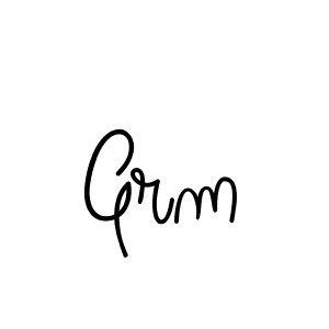 How to make Grm name signature. Use Angelique-Rose-font-FFP style for creating short signs online. This is the latest handwritten sign. Grm signature style 5 images and pictures png