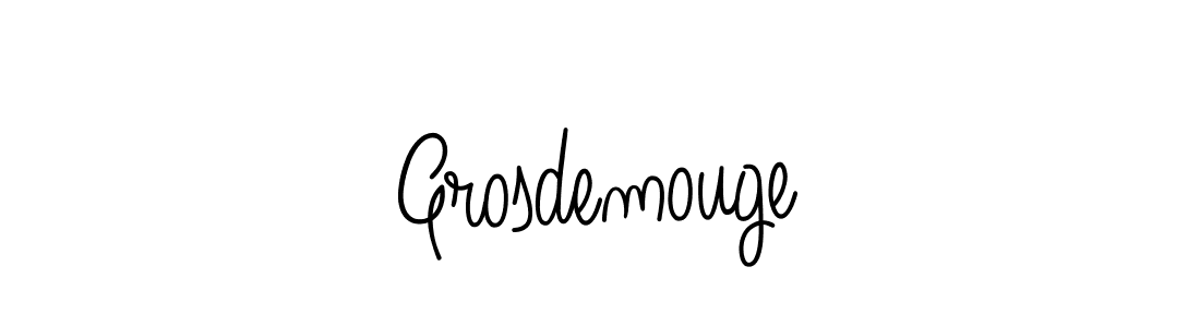 Also we have Grosdemouge name is the best signature style. Create professional handwritten signature collection using Angelique-Rose-font-FFP autograph style. Grosdemouge signature style 5 images and pictures png