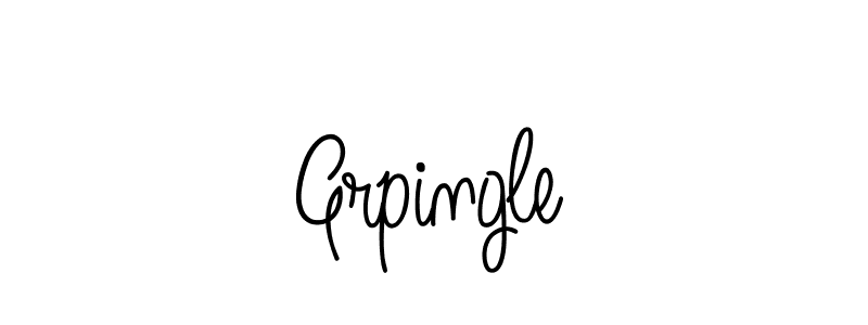 How to Draw Grpingle signature style? Angelique-Rose-font-FFP is a latest design signature styles for name Grpingle. Grpingle signature style 5 images and pictures png