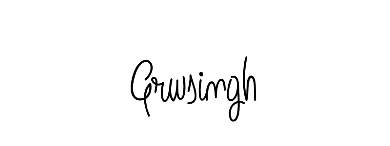 Create a beautiful signature design for name Grwsingh. With this signature (Angelique-Rose-font-FFP) fonts, you can make a handwritten signature for free. Grwsingh signature style 5 images and pictures png