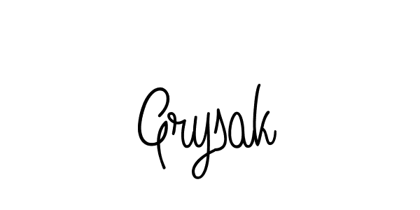 Also we have Grysak name is the best signature style. Create professional handwritten signature collection using Angelique-Rose-font-FFP autograph style. Grysak signature style 5 images and pictures png