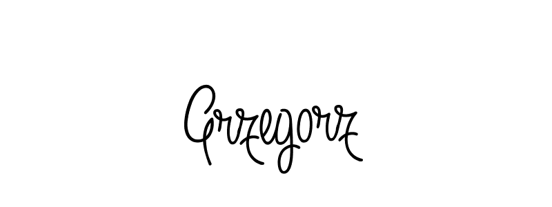 Use a signature maker to create a handwritten signature online. With this signature software, you can design (Angelique-Rose-font-FFP) your own signature for name Grzegorz. Grzegorz signature style 5 images and pictures png