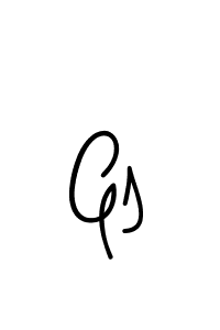 How to make Gs name signature. Use Angelique-Rose-font-FFP style for creating short signs online. This is the latest handwritten sign. Gs signature style 5 images and pictures png