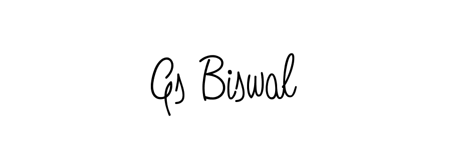Also we have Gs Biswal name is the best signature style. Create professional handwritten signature collection using Angelique-Rose-font-FFP autograph style. Gs Biswal signature style 5 images and pictures png