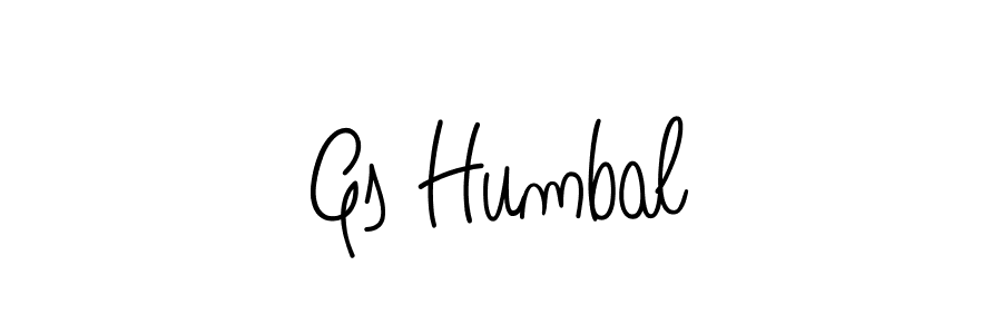 The best way (Angelique-Rose-font-FFP) to make a short signature is to pick only two or three words in your name. The name Gs Humbal include a total of six letters. For converting this name. Gs Humbal signature style 5 images and pictures png