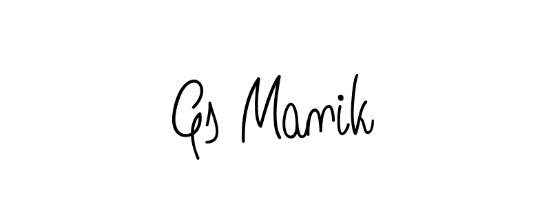 It looks lik you need a new signature style for name Gs Manik. Design unique handwritten (Angelique-Rose-font-FFP) signature with our free signature maker in just a few clicks. Gs Manik signature style 5 images and pictures png