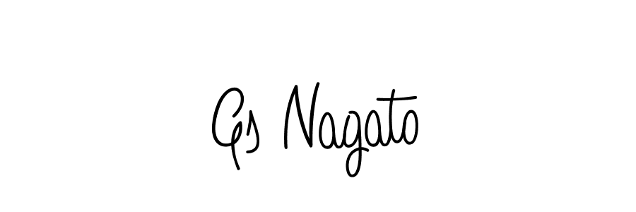 You should practise on your own different ways (Angelique-Rose-font-FFP) to write your name (Gs Nagato) in signature. don't let someone else do it for you. Gs Nagato signature style 5 images and pictures png